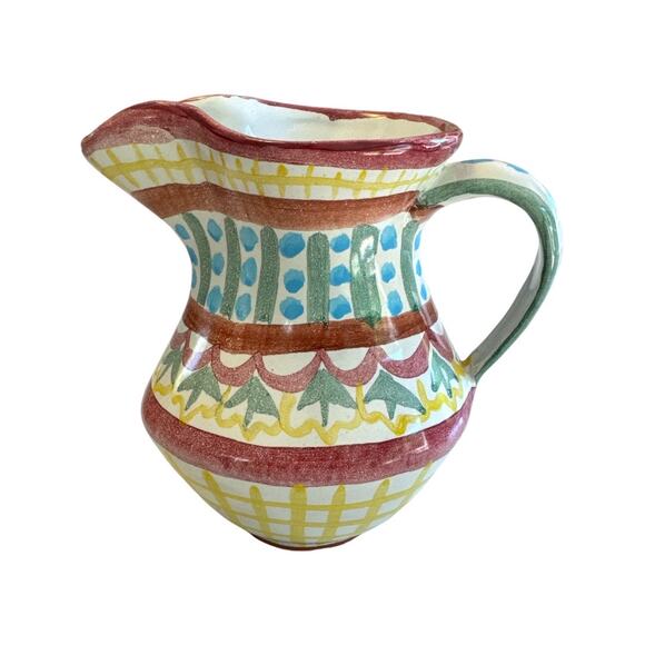 MacKenzie-Childs Vintage 5” Creamer Pitcher - Picture 2 of 8